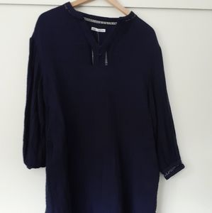 Zara blue, babydoll dress